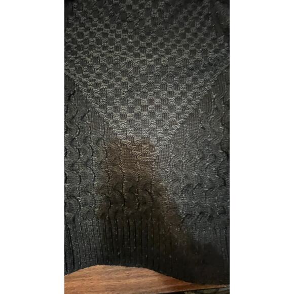 Leif Nelson Slim Fit Cable Knit Pullover Turtle Neck Sweater Mens Sz Small - Picture 6 of 12